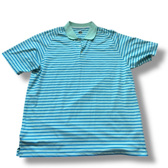 Bolle Men’s Performance Golf Striped Polo size XXL - Picture 1 of 5